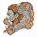 Maori and realistic styles. Programming, Personal development, Salsa Music, Technology, Nature tattoo design idea
