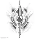 sonic screwdriver tattoo design idea