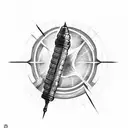 sonic screwdriver tattoo design idea