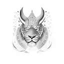 Safari tattoo design idea