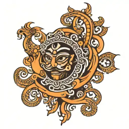 Balaji Svasth tattoo design idea
