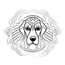 beagle  tattoo design idea