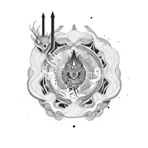 spinning top  tattoo design idea