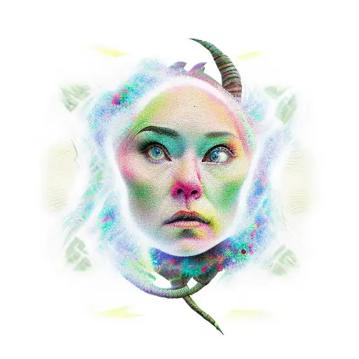 "Tuana" name with 01.10 data inside oak tree tattoo design idea