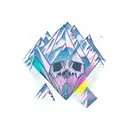 glacier tattoo design idea