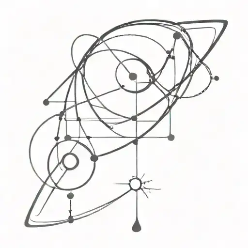 quantum physics tattoo design idea