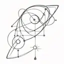 quantum physics tattoo design idea