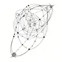 quantum physics tattoo design idea