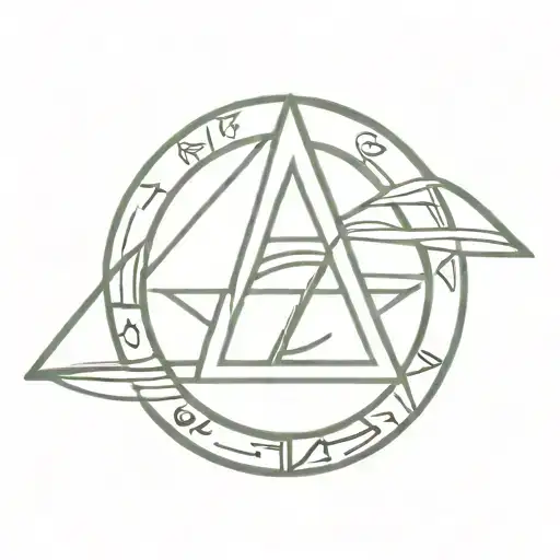 led zeppelin runes tattoo design idea