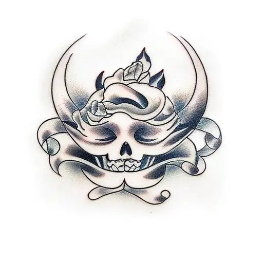  seductive, passion, mysterious tattoo design idea