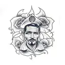  seductive, passion, mysterious tattoo design idea