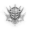 satanic Optimus prime tattoo design idea