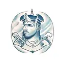 knight chess piece tattoo design idea