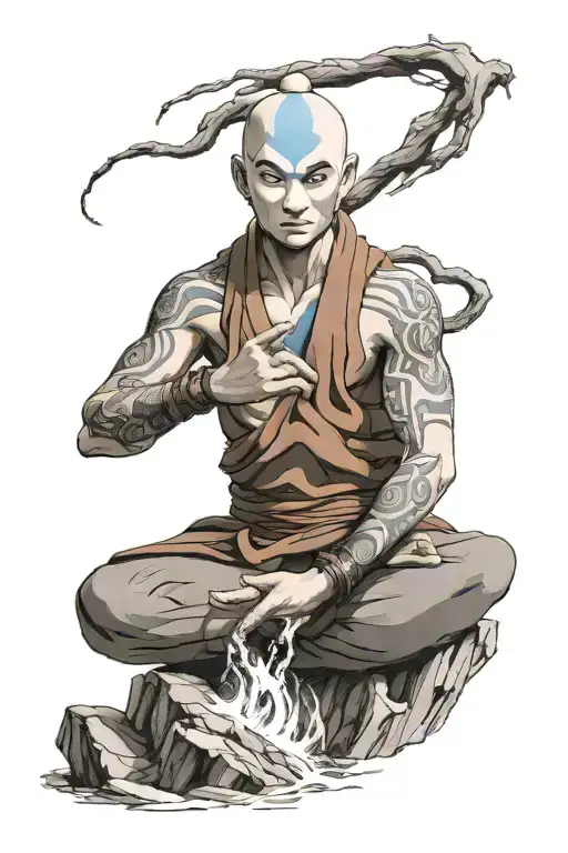 ANG THE LAST AIR BENDER tattoo design idea