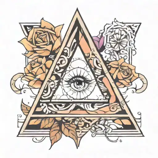 triangle; sofia Sarah jacob tattoo design idea