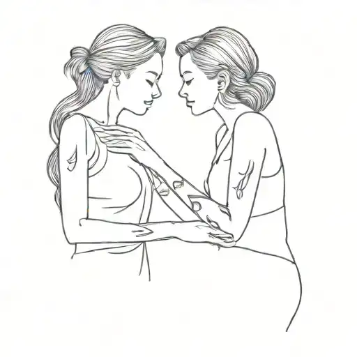 matching tattoos with younger sister. different from each other yet same.  tattoo design idea