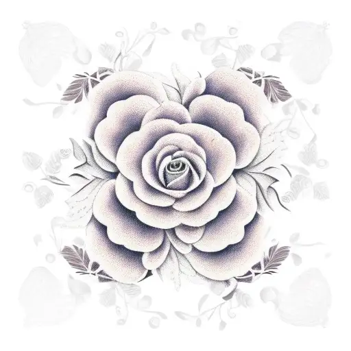 A guitar with floral vines wrapped around it tattoo design idea