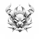 Pantera band tattoo design idea