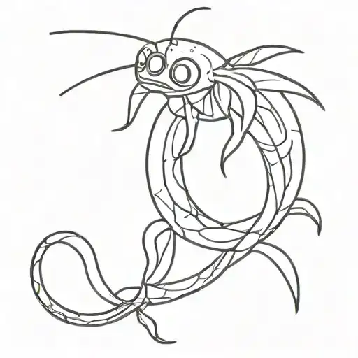 plankton tattoo design idea