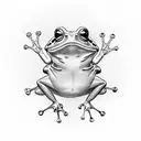 frog samurai tattoo design idea