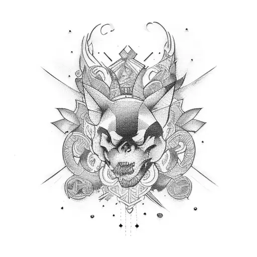 ghetto Mário  tattoo design idea