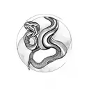 soccer snake Gaelic  tattoo design idea