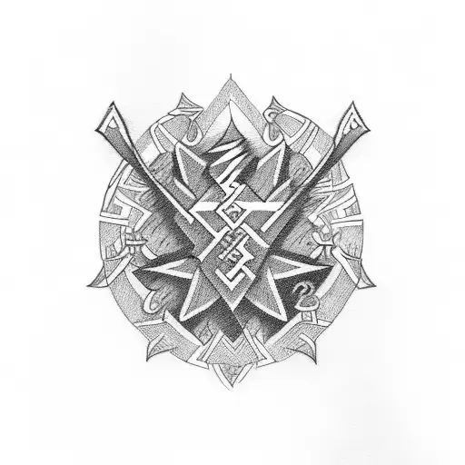 lithuanian symbols tattoo tattoo design idea