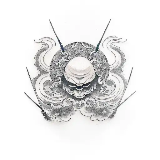 grimace tattoo design idea