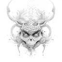 grimace tattoo design idea