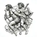 Cain and Abel  tattoo design idea