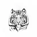 arias and tiger tattoo design idea