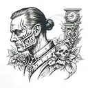 Hannibal lecter eat woman  tattoo design idea