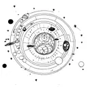 solar system tattoo design idea