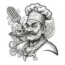 Chef tattoo design idea