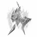 Lightning Bolt tattoo design idea