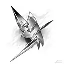 Lightning Bolt tattoo design idea