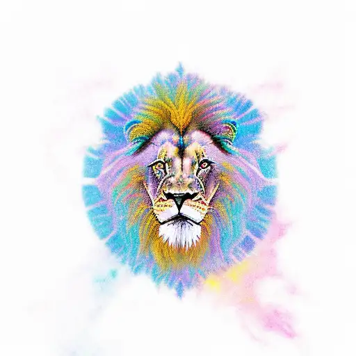 Lion Aquarius cancer   tattoo design idea