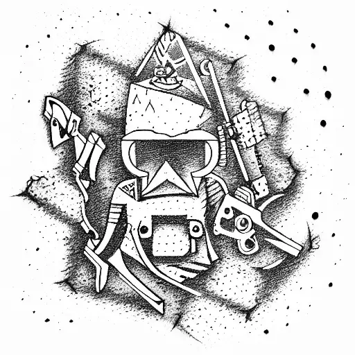 chainsaw-man tattoo design idea