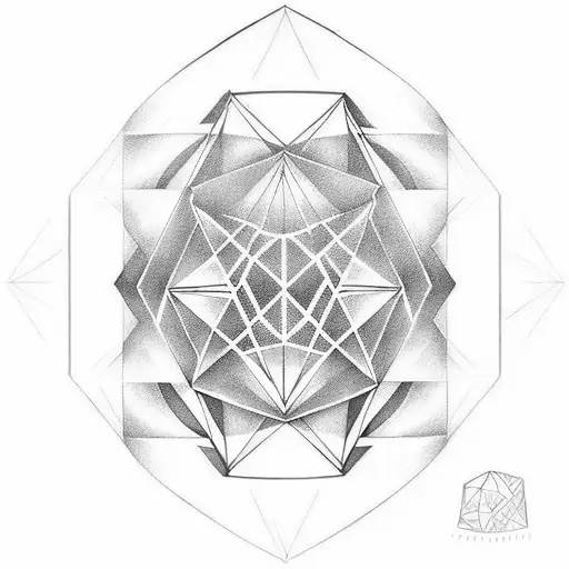 tesseract band logo on forearm tattoo design idea