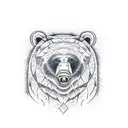Slavic bear tattoo design idea