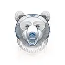 Slavic bear tattoo design idea