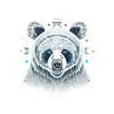 Slavic bear tattoo design idea