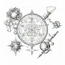  alchemy   tattoo design idea