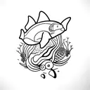 orca tattoo design idea