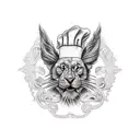 chef tattoo design idea