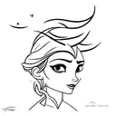  let it go tattoo design idea
