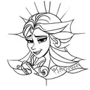  let it go tattoo design idea