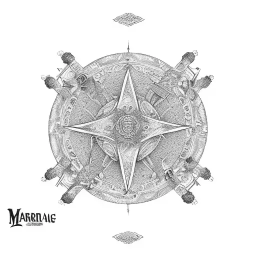 marriage Viking 24 years mandala tattoo design idea