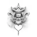 marriage Viking 24 years  tattoo design idea