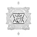 philosopher stone symbol tattoo design idea